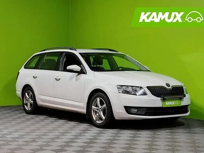 Valkoinen Käytetty 2017 Skoda Octavia Ambition Farmari | 8 390 € (Kallis)