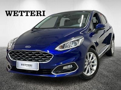 käytetty Ford Fiesta 1,0 EcoBoost 100hv A6 Vignale 5-ovinen - Suomi-auto, Bang & Olufsen, Keyless-go, Vakionopeudensäädin, Panoraamalasikatto, Lämmitettävä tuulilasi, Kaistallapitoavustin, AppleCarPlay, Android Auto, LED-