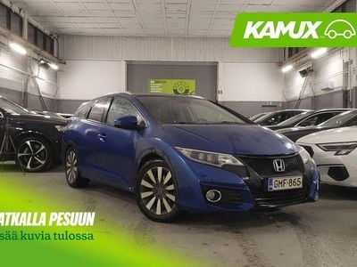 Sininen Käytetty 2016 Honda Civic Lifestyle Farmari | 12 800 € (Perustarjous)