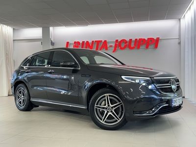 käytetty Mercedes EQC400 4Matic Edition AMG - 3kk lyhennysvapaa - Vetokoukku, AMG-paketit, Distronic+, HUD, 360-kamera, HUIPPUVARUSTEET - Ilmainen kotiintoimitus!