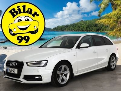 käytetty Audi A4 Avant TDI Edition 2,0 TDI clean diesel 140 kW quattro S tronic*Adapt.vakkari / Webasto kauk / Bang&Olufsen/ S-Line.* - *OSTA NYT, MAKSA KESÄKUUSSA!* -