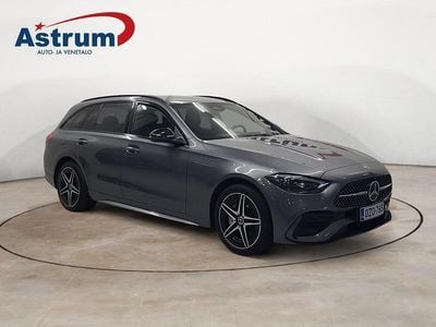 Harmaa Käytetty 2023 Mercedes C300e Business Farmari | 43 800 € (Kallis)