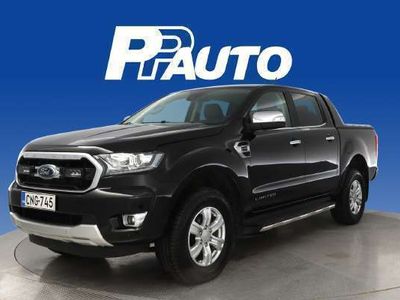 käytetty Ford Ranger Double Cab 2,0 TDCi 213 hp A10 4x4 Limited - Korko alk. 1,99%! - 2-paikkainen paku, sis.ALV, 213hv, 500nM , A10 !!!