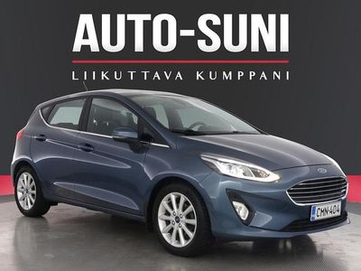 Käytetty Ford Fiesta Titanium 101 HP (74 kW) 2019 Sininen Viistoperä