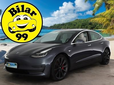 käytetty Tesla Model 3 Performance *FSD / Premium Audio / Valkoinen Nahkasisusta / Lasikatto / P.Kamera / Sähköpenkit* - *OSTA NYT, MAKSA TOUKOKUUSSA!* -