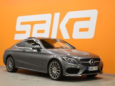 käytetty Mercedes C200 Coupé 4Matic A Business AMG ** Suomi-auto / Webasto / Lasikatto / Sporttipenkit / Nahka-alcantara / ILS - LED / IHC+ / 9G **