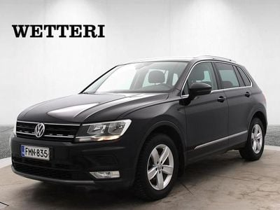 Käytetty VW Tiguan Comfortline 190 HP (139 kW) 2017 Musta Katumaasturi