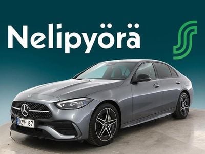 Musta Käytetty 2023 Mercedes C300e Advanced Plus Sedan | 46 890 € (Perustarjous)