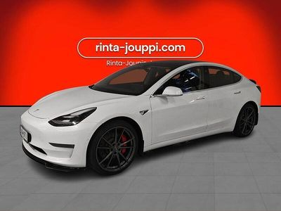 Valkoinen Käytetty 2019 Tesla Model 3 Performance Sedan | 23 480 € (Perustarjous)
