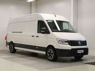 käytetty VW Crafter 35 umpipakettiauto 2,0 TDI 130 kW - 3kk lyhennysvapaa - Juuri huollettu // Led -valot // tutkat edessä ja takana // Vakionopeudensäädin // Hienokuntoinen ja hyvännäköinen!! - Ilmainen kotiintoimitus!