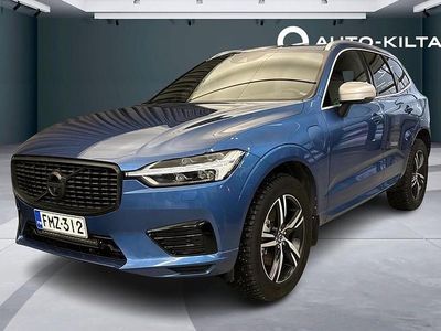 Met. sininen Käytetty 2018 Volvo XC60 R-Design Katumaasturi | 29 750 € (Perustarjous)