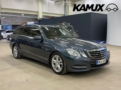 käytetty Mercedes E220 CDI BE T Automaatti / Vetokoukku / Lohkolämmitin / Nahkasisusta / Vakionopeudensäädin / Ruotsi-A