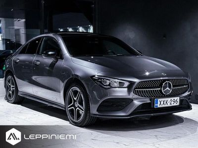 käytetty Mercedes E250 CLA-sarja 2,99% KORKO /AMG EQ Power Business A / Panorama / Sisävalopaketti / Suomi-Auto / P.Kamera / Rahoitus / Vaihto