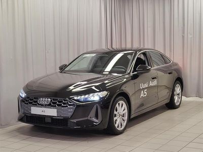 Uusi Audi A5 150 HP (110 kW) 2025 Musta Sedan