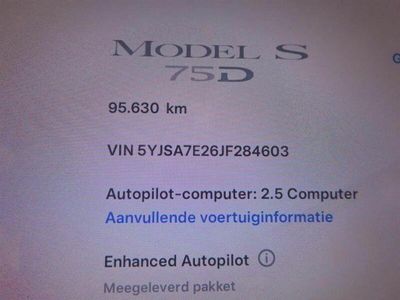 käytetty Tesla Model S 75D 527hv| Enchanced AP | MCU2 | Ilma-alusta | Gen3 | Panoraama