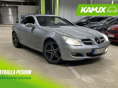 Hopea / harmaa Käytetty 2004 Mercedes SLK200 Avoauto | 8 900 €