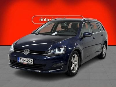 Sininen Käytetty 2014 VW Golf VII Highline Farmari | 14 480 € (Hieman kallis)