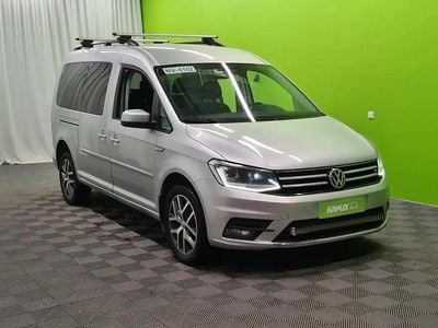Käytetty VW Caddy Maxi Comfortline 150 HP (110 kW) 2017 Hopea / harmaa Tila-auto