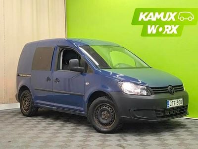 Käytetty VW Caddy 75 HP (55 kW) 2015 Sininen Tila-auto