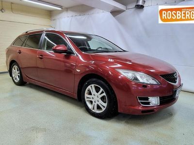 käytetty Mazda 6 Sport Wagon 2,0 6MT 5ov WD1 Elegance *** Vetokoukku, Vakkari, 2x hyvät renkaat ***