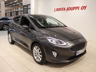 käytetty Ford Fiesta 1,0 EcoBoost 100hv M6 Titanium 5-ovinen - Lämmitettävä ohjauspyörä ja tuulilasi, Parkkitutka taakse