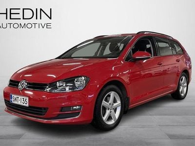 Käytetty VW Golf VII Allstar 110 HP (80 kW) 2016 Punainen Farmari