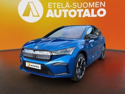 Käytetty Skoda Enyaq iV SportLine 150 kW (204 HP) 2022 Sininen Katumaasturi