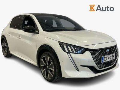 käytetty Peugeot e-208 GT 50kWh 136 Automaatti ** 1-Om, 3D –mittaristo, Full LED, ACC, Kamera, Navi, Avaimeton kulku **