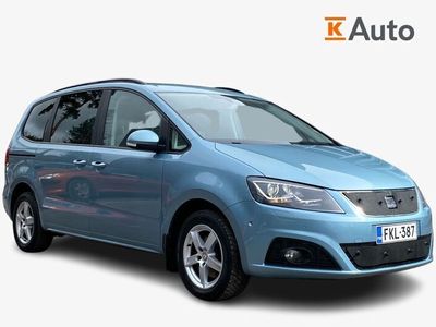 käytetty Seat Alhambra 2,0 TDI 140 Style DSG 7H | Suomi-Auto | Sähkö-Sivuliukuovet| Koukku |