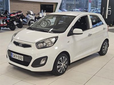 Valkoinen Käytetty 2014 Kia Picanto EX Viistoperä | 5 490 € (Hieman kallis)