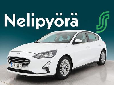 Frozen white/titaniu Käytetty 2021 Ford Focus Titanium Viistoperä | 14 400 € (Hieman kallis)