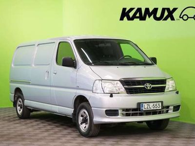 käytetty Toyota HiAce 2,5 D-4D 4WD 117 5ov pitkä // OIKEA LÖYTÖ / 1-om / Suomi-auto / Läpijuostava / Upeassa kunnossa!