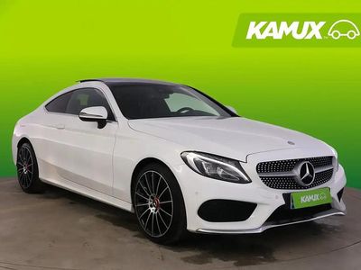 Käytetty Mercedes C180 Business 156 HP (114 kW) 2016 Valkoinen Coupe - kaksiovinen