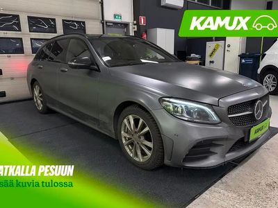 Hopea / harmaa Käytetty 2021 Mercedes C220 Business Farmari | 32 700 € (Kallis)