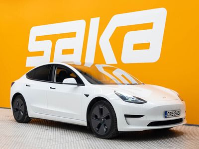 käytetty Tesla Model 3 Standard Range Plus ** 1om. Suomi-auto / Nahkasisusta / P.kamera / Akkukäyttöinen lisälämmitin **