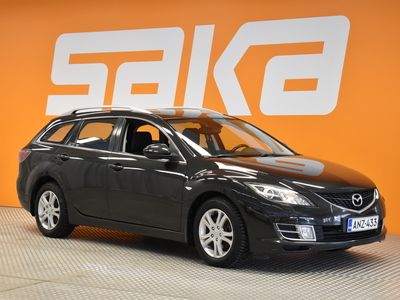 käytetty Mazda 6 Sport Wagon 2,0 Elegance Business 6MT 5ov WD1 ** Tulossa myyntiin / Lohko+sisä / Vetokoukku / Vakkari **