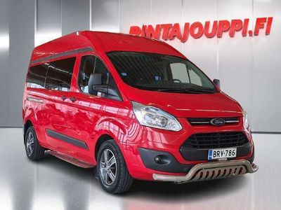 käytetty Ford Transit Custom 330 2,2TDCi 155 hv Trend M6 Kombi M1 L2H2 FWD 4,71 - 3kk lyhennysvapaa - Lectikan tekemä sisusta, Al