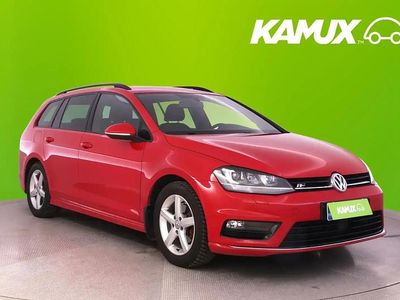 Punainen Käytetty 2016 VW Golf VII R-line Farmari | 14 890 € (Hieman kallis)