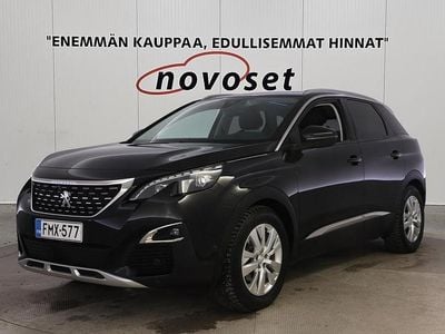 Käytetty Peugeot 3008 Allure 120 HP (88 kW) 2018 Musta Katumaasturi