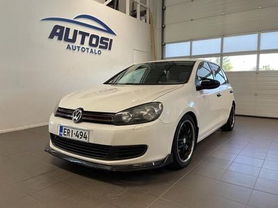 Käytetty VW Golf VI Trendline 105 HP (77 kW) 2011 Valkoinen Viistoperä