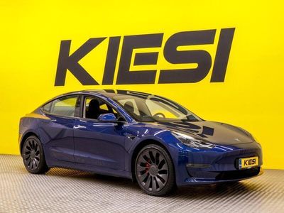 käytetty Tesla Model 3 Performance Dual AWD Refresh / AMD Ryzen / Ilmalämpöpumppu / Autopilot / Tehdas