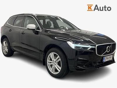 Käytetty Volvo XC60 R-Design 320 HP (235 kW) 2018 Musta Katumaasturi