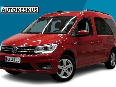 Punainen Käytetty 2018 VW Caddy Maxi Comfortline Tila-auto | 13 900 € (Perustarjous)