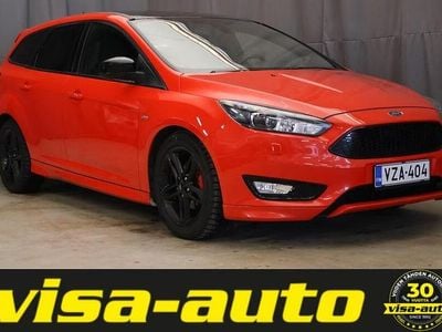 Käytetty Ford Focus ST-Line 125 HP (91 kW) 2016 Punainen Farmari