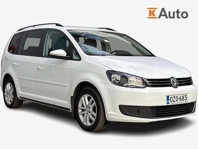 Valkoinen Käytetty 2014 VW Touran Comfortline Tila-auto | 5 490 €