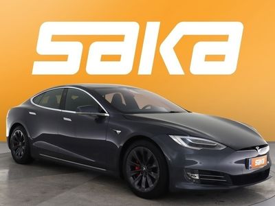 käytetty Tesla Model S Performance Ludicrous Dual Motor ** Autopilot / Ilma-alusta / Premium Sound / Lisälämmitin / Nahat / Alcantara Katto **