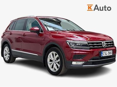 Punainen Käytetty 2017 VW Tiguan Highline Katumaasturi | 21 880 € (Hieman kallis)