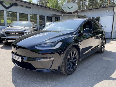 käytetty Tesla Model X Plaid, Akku 100kWh X Plaid 1020hv | 6-Paikkaa | Sisustus hiilikuidulla | Lasi