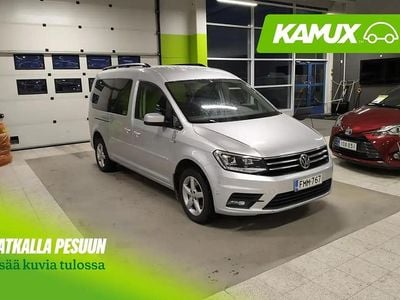 Käytetty VW Caddy Maxi Comfortline 125 HP (91 kW) 2017 Hopea / harmaa Tila-auto