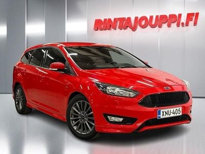 Käytetty Ford Focus ST-Line 125 HP (91 kW) 2017 Punainen Farmari